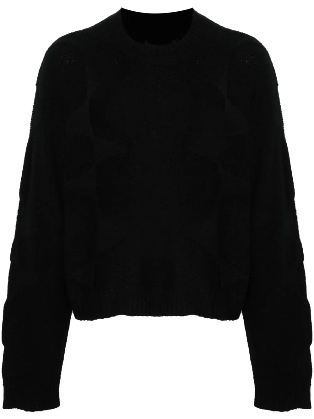 Maglione cropped in nero Heliot Emil - uomo