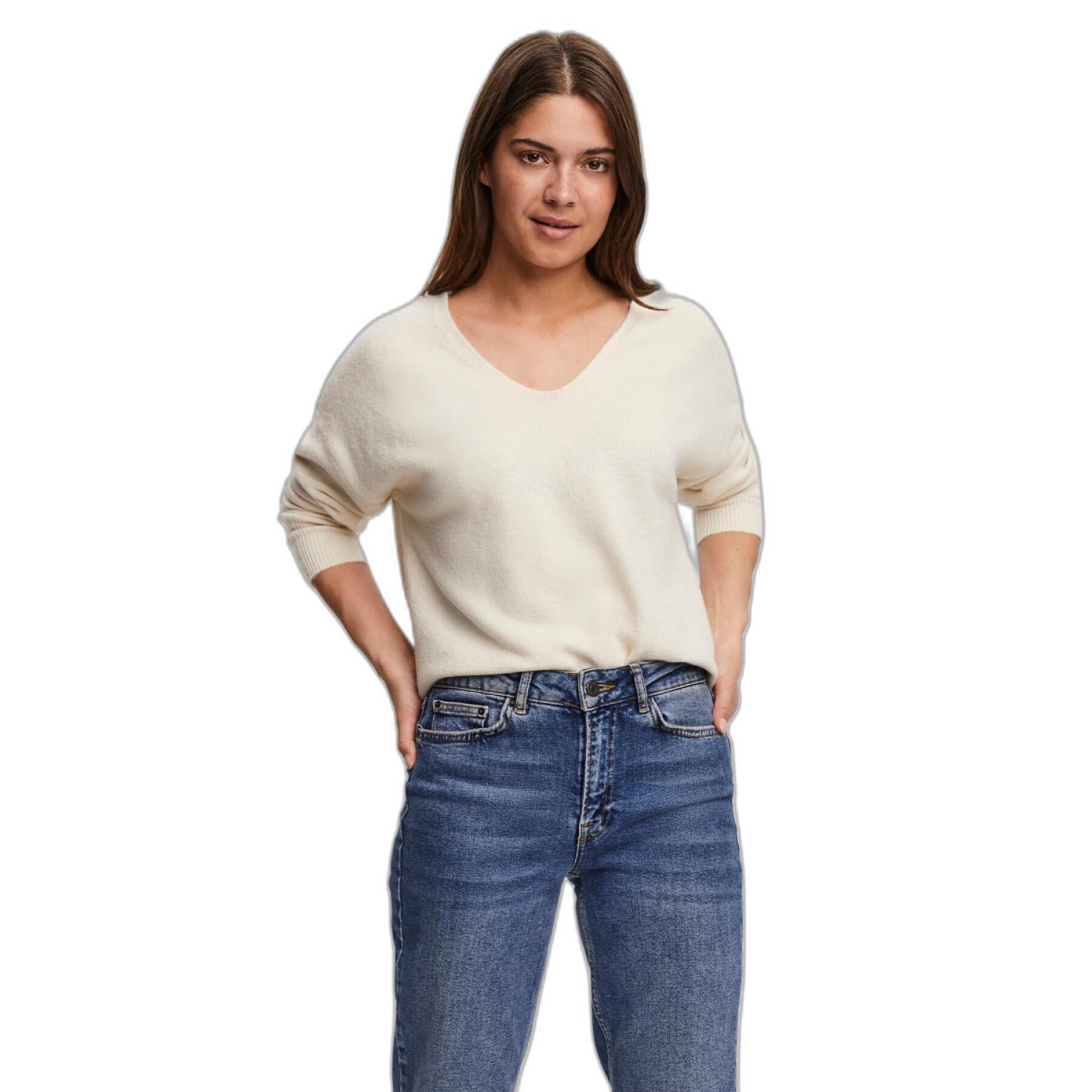 Maglione da donna con scollo a V Vero Moda Doffy