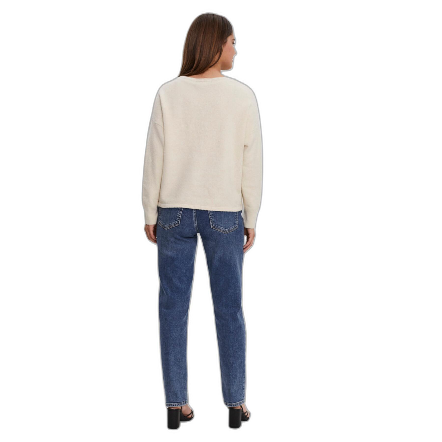 Maglione da donna con scollo a V Vero Moda Doffy