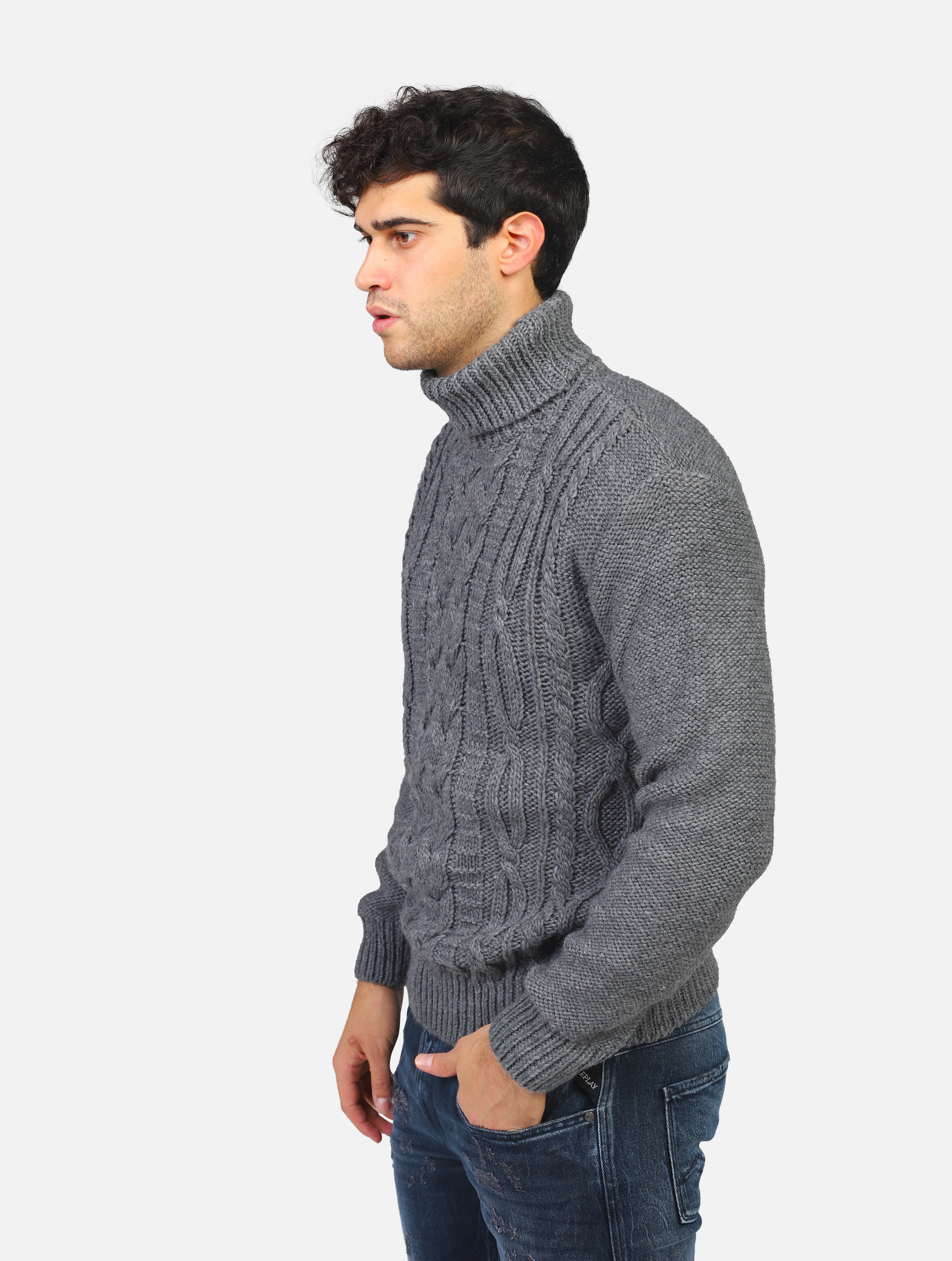 maglione GIANNI LUPO - BW943GREY