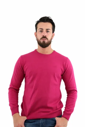 MAGLIONE GIROCOLLO LIAM FUXIA  