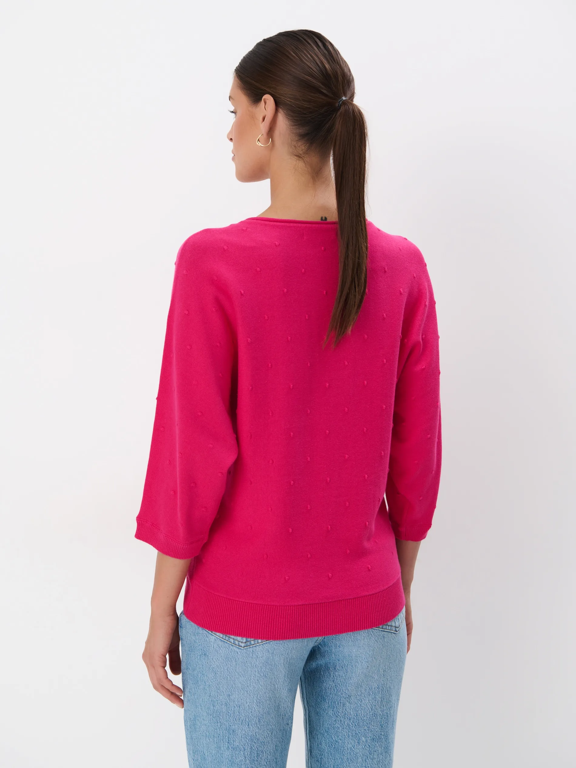 Maglione in cotone con bottoni