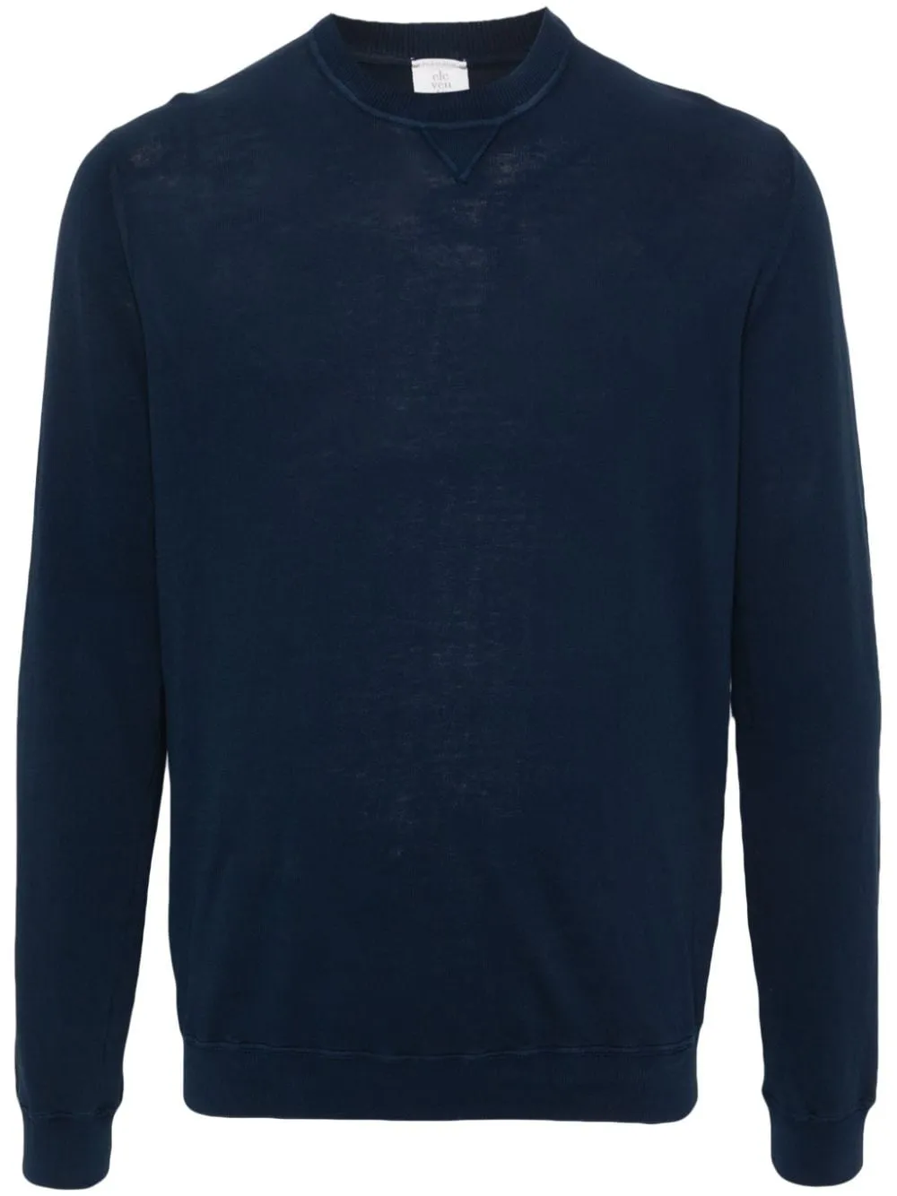 Maglione in maglia fine in blu - uomo