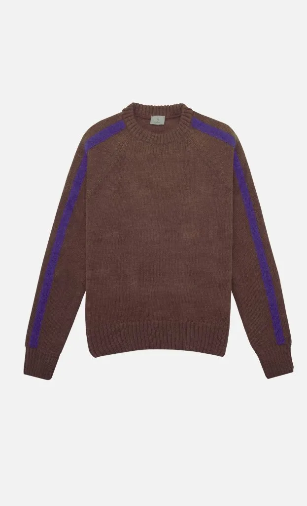 Maglione Luke – Moro/Viola