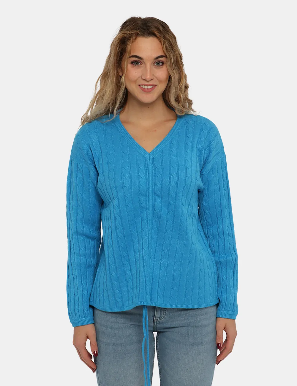 Maglione Sandro Ferrone azzurro turchese