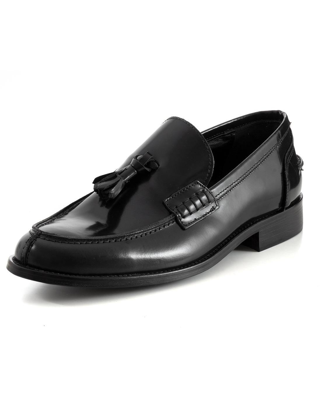 Mocassini College Uomo Scarpe Ecopelle Nero Eleganti Nappine Casual Sportive GIOSAL-S1236A