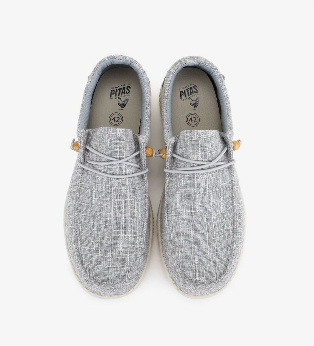 MOCASSINI Uomo PITAS WP150 WALLABI LINEN GRIS