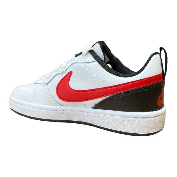 Nike boys sneakers shoe Court Borough Low 2 BQ5448 110 white red black