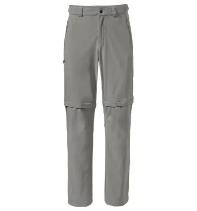 Pantaloni Vaude Farley Stretch T-zip II (grigio pietra) uomo