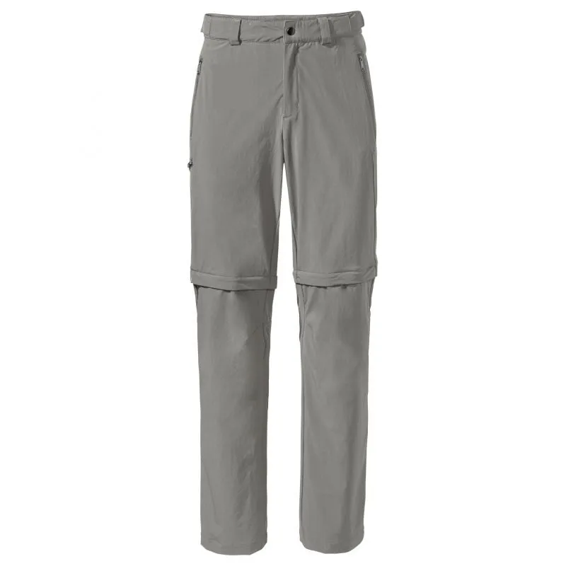 Pantaloni Vaude Farley Stretch T-zip II (grigio pietra) uomo