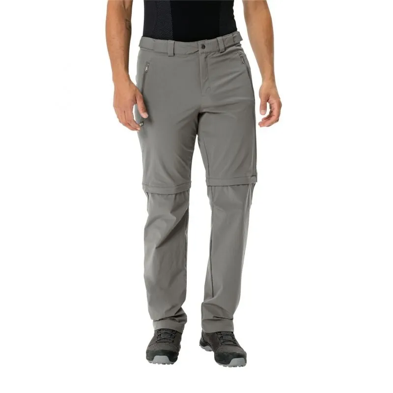 Pantaloni Vaude Farley Stretch T-zip II (grigio pietra) uomo