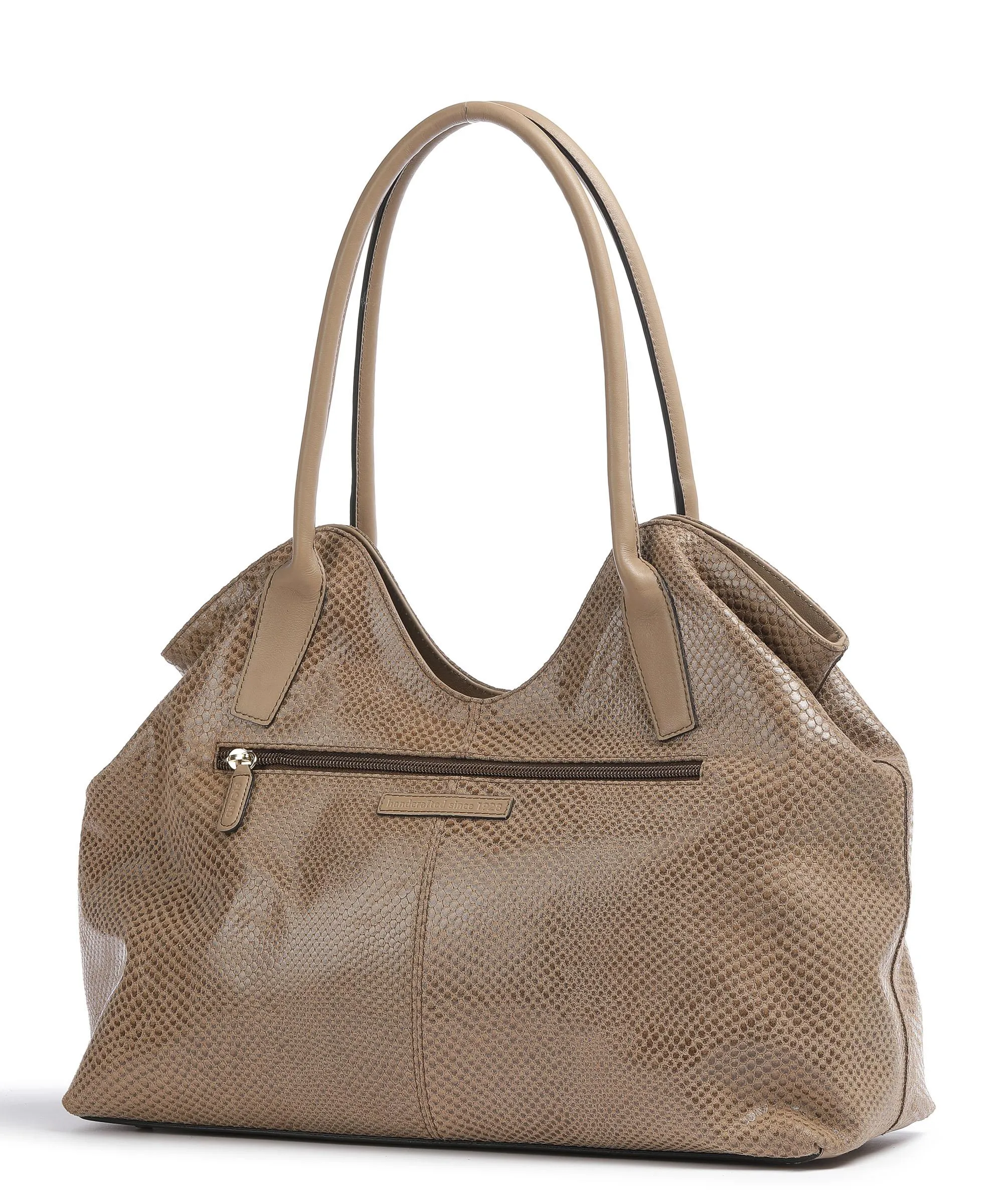  Picard Kalahari Borsa shopper pelle di vacchetta goffrata marrone chiaro  