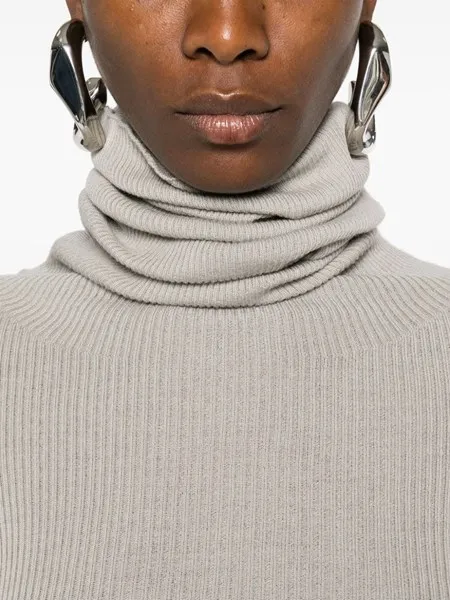 Rick owens Maglione Ribbed Tube