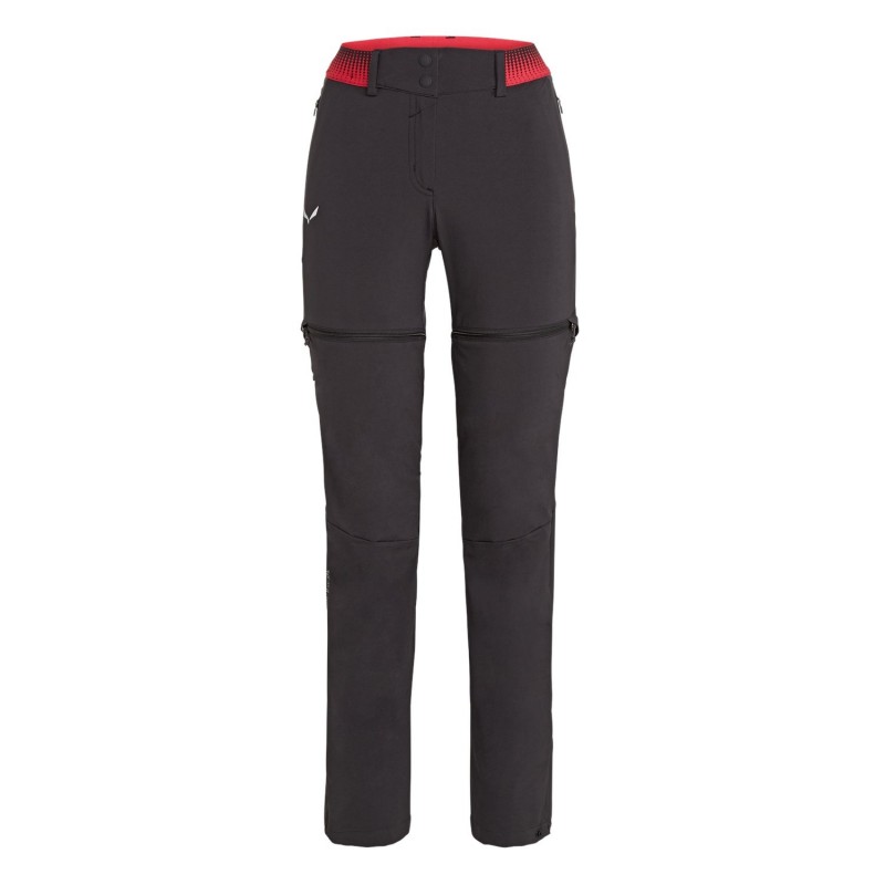 Salewa PEDROC DURASTRECH PANTALONI ZIP-OFF DONNA BLACK OUT