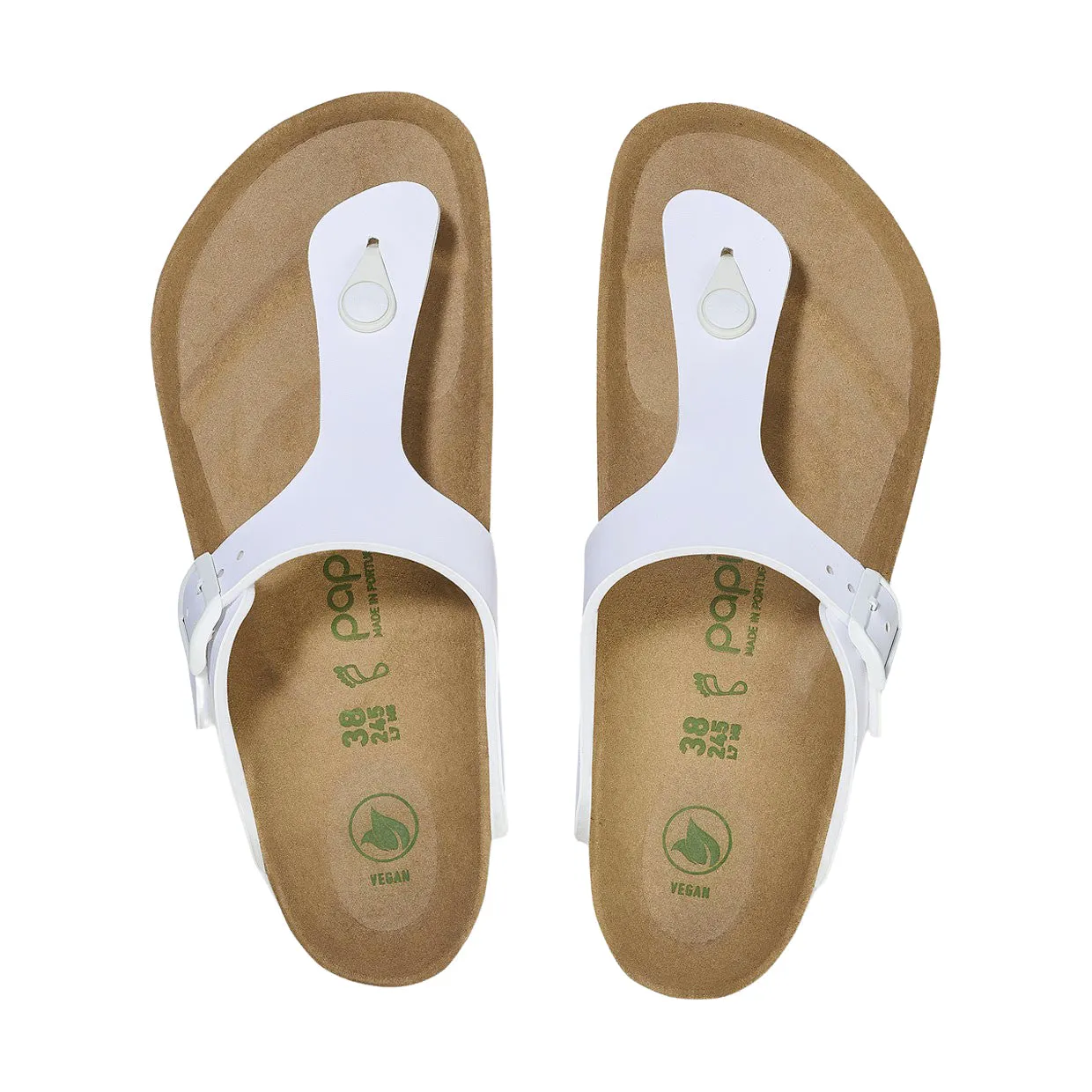 Sandali Donna Birkenstock Gizeh Flex Platform Bianco