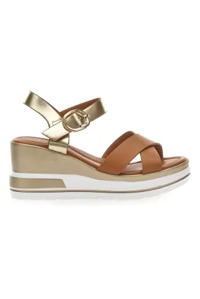 Sandali Platform Energy 421 Cognac