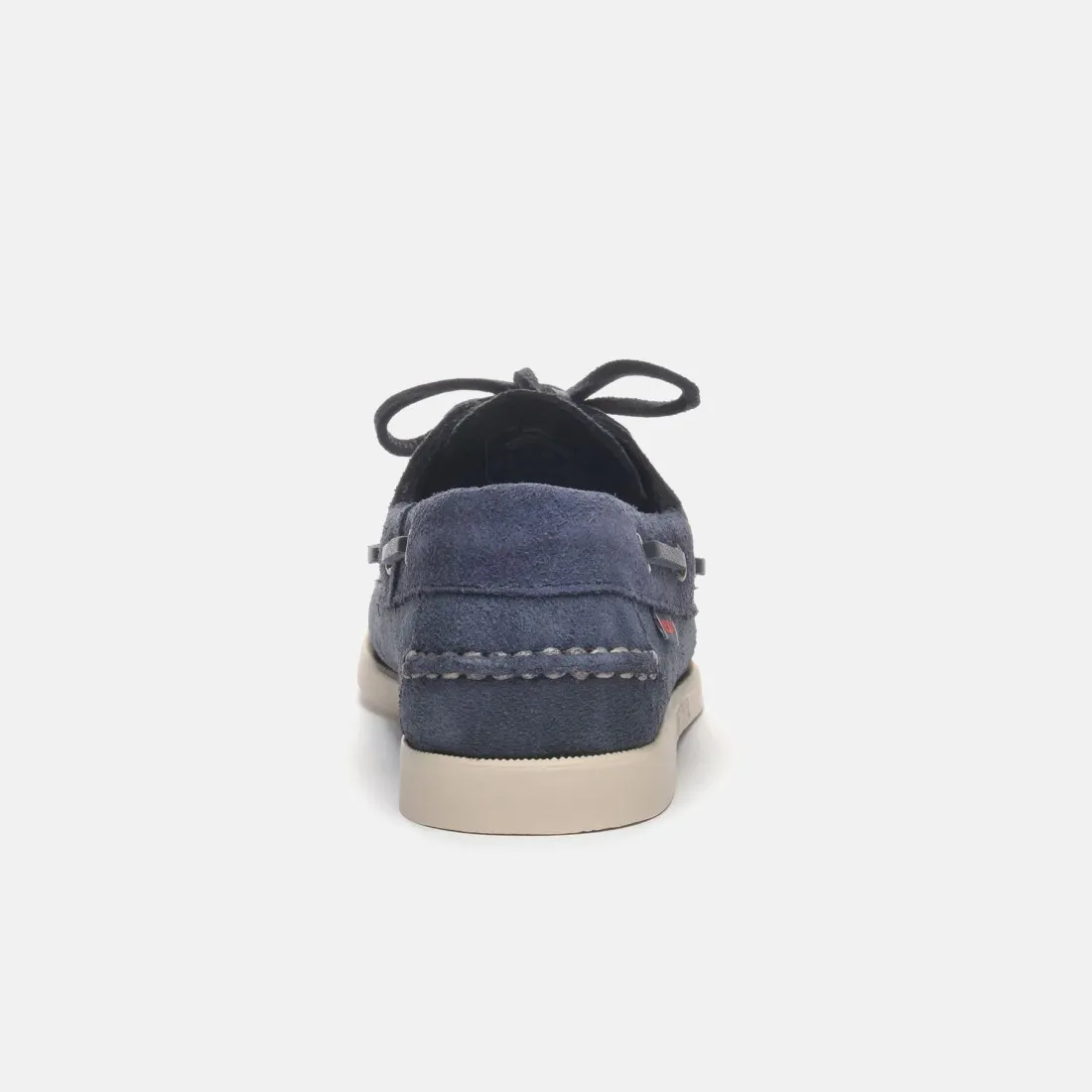 Scarpa da barca Sebago Portland Flesh Out blu navy in camoscio