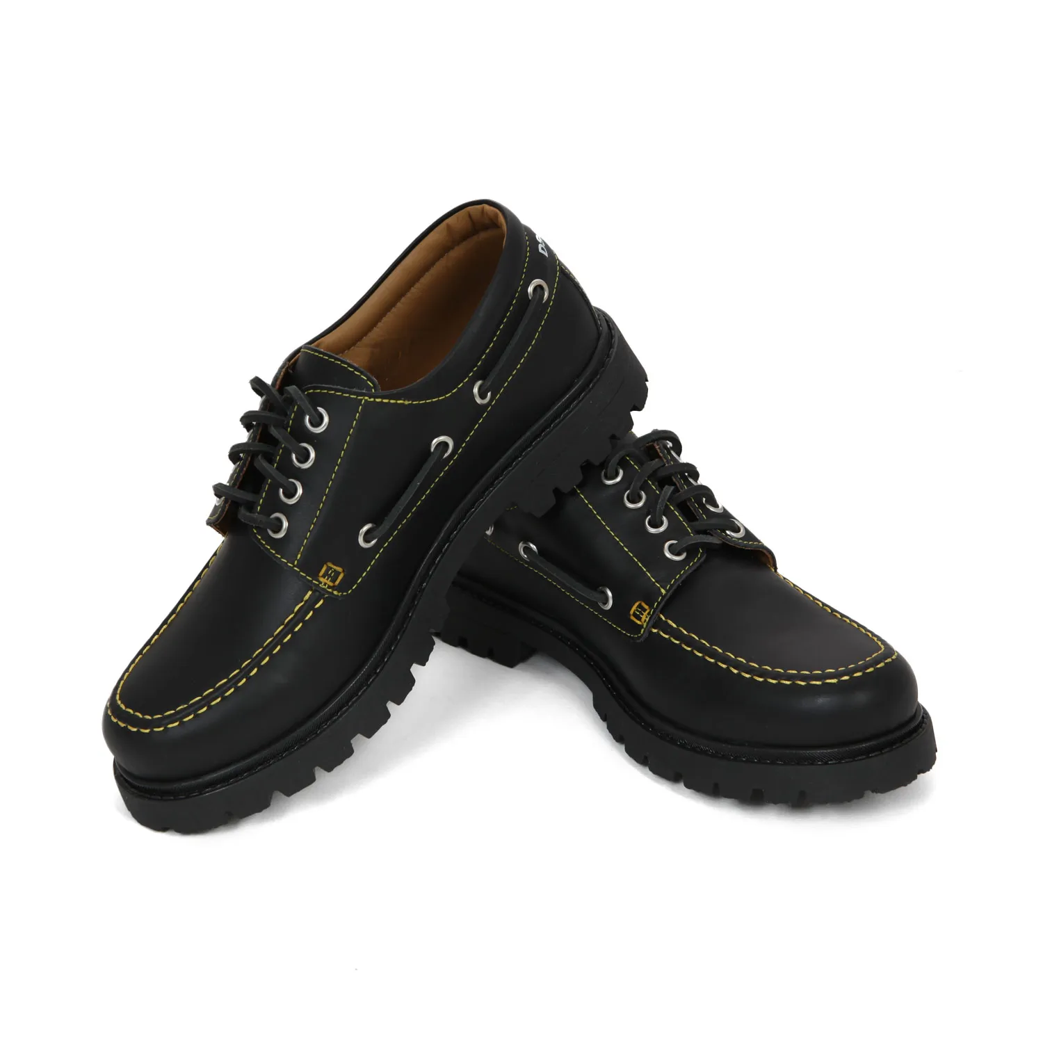 Scarpa Unisex Da Barca Nera Teenager