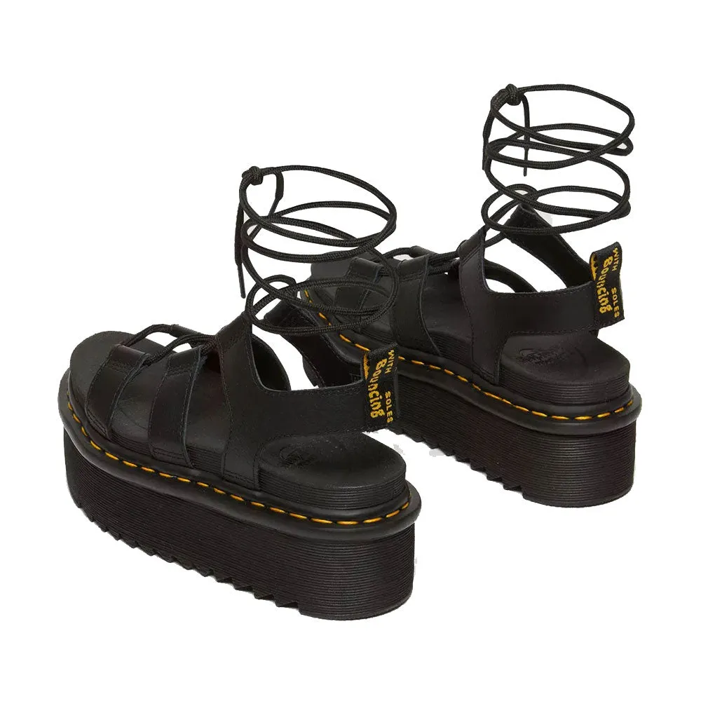 Scarpe Donna DR. MARTENS Sandali Platform linea Nartilla XL in Pelle Nera