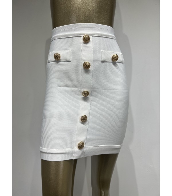 Tailleur goldbuttons skirt