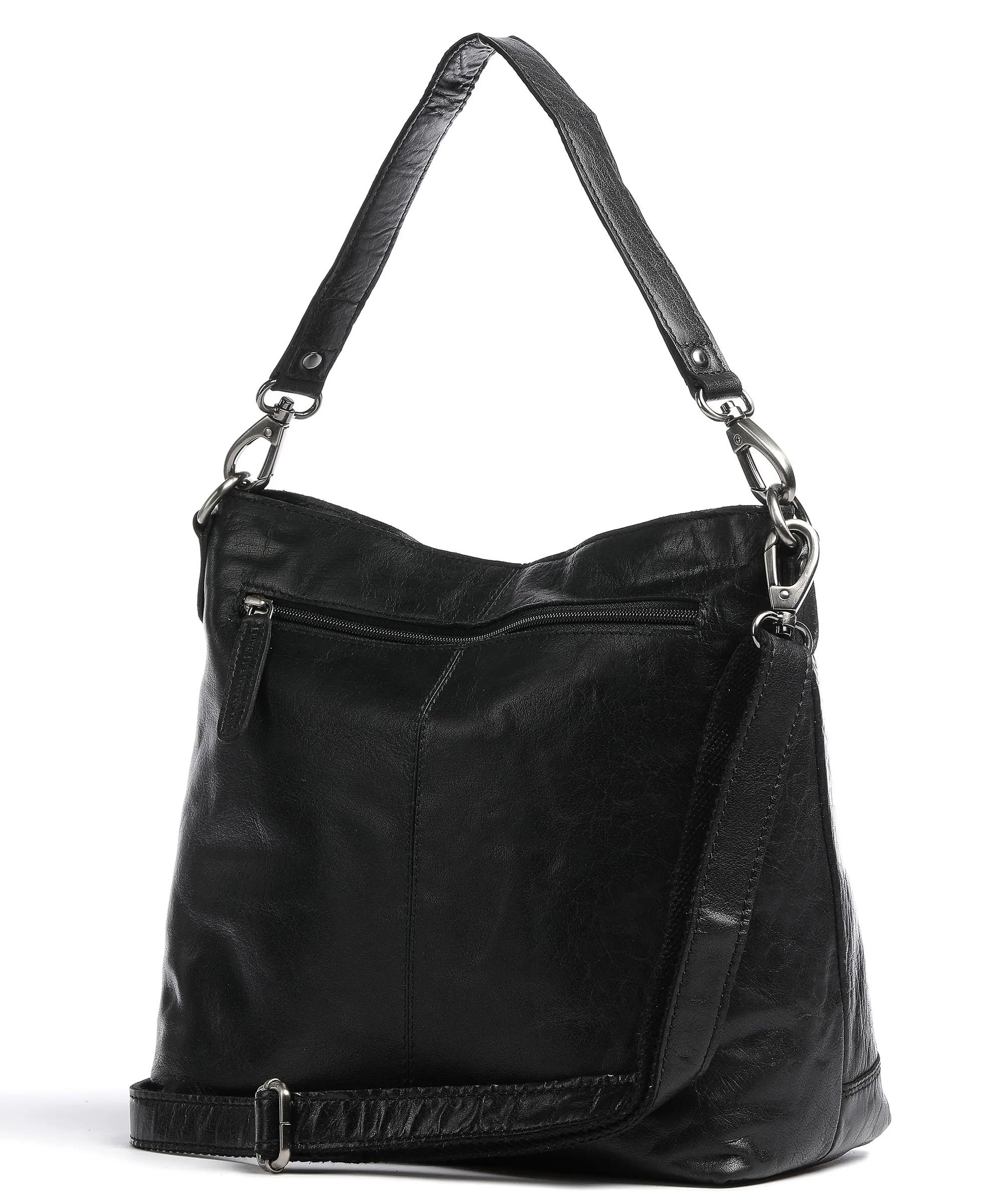  The Chesterfield Brand Annic Borsa hobo pelle di bufalo nero  