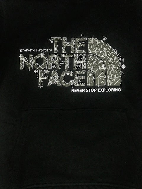 The North Face Teens Drew Boys Hoodie NF0A7X55JK31 Black