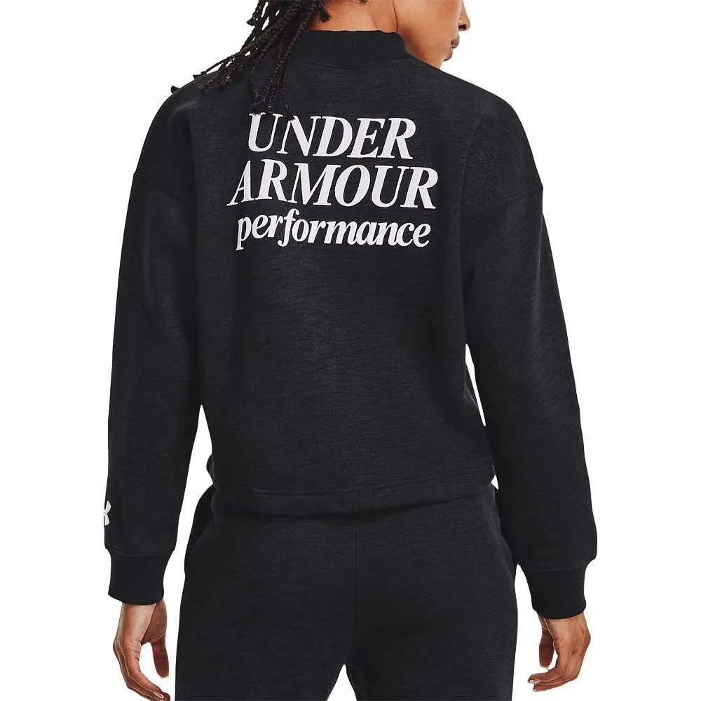      UNDER ARMOUR FELPA GIROCOLLO ESSENTIAL SCRIPT DONNA  