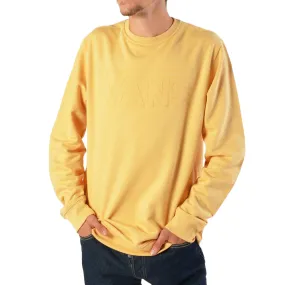 Vans crew neck sweatshirt and embossed logo V00YX0M8Q ochre